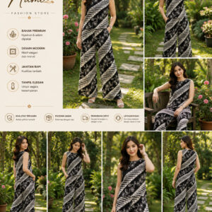 Setelan vast motif seno kembang