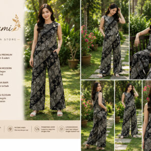 Setelan vast motif Rilis kembang